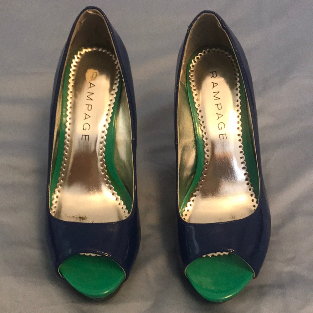 Rampage Open Toed Pumps